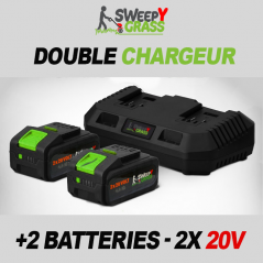 Brosse "Aspirante" Électrique LIBERTY Sans Fil double chargeur 2 batteries