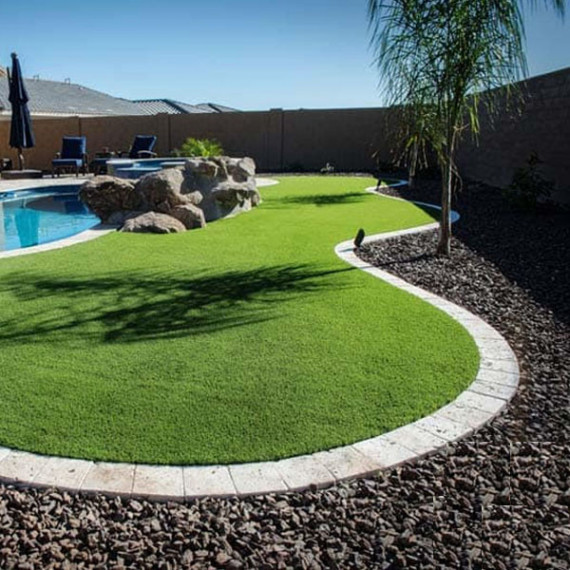 pelouse synthétique charlie 40mm pour jardins et piscines
