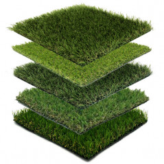 échantillons de pelouses synthétiques pour les professionnels du paysagisme